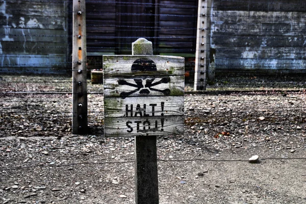 Koncentrační tábor Auschwitz birkenau — Stock fotografie