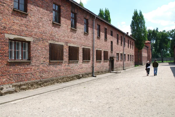 Στρατόπεδο συγκέντρωσης του Auschwitz birkenau — Φωτογραφία Αρχείου