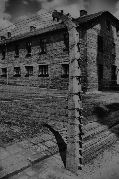 Табір Аушвіц-Біркенау — стокове фото