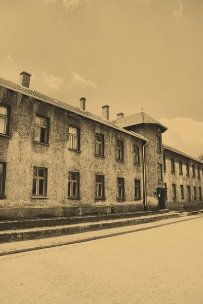 Auschwitz Campo de Birkenau — Foto de Stock