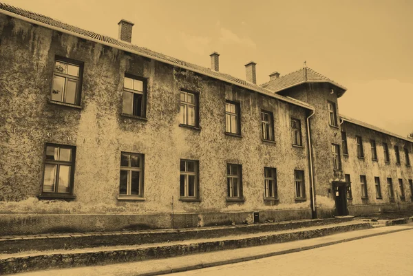Auschwitz-birkenaui tábor — Stock Fotó