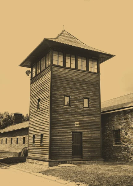 奥斯威辛伯克瑙集中营 — 图库照片