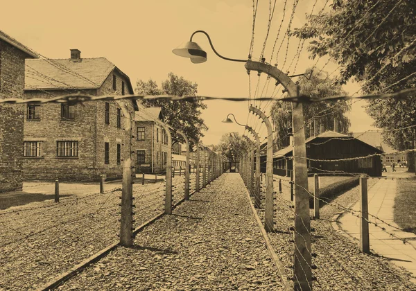 Campo di Auschwitz Birkenau — Foto Stock