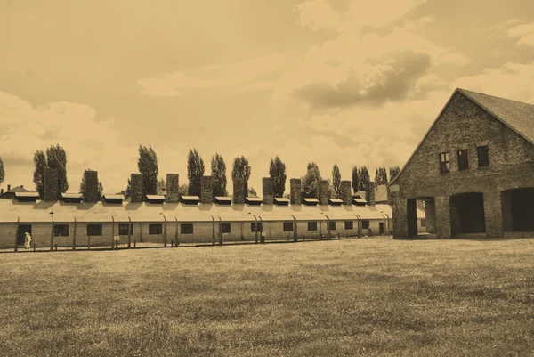 Auschwitz-birkenaui tábor — Stock Fotó