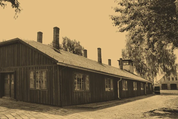 Auschwitz Birkenau camp — Stock Photo, Image