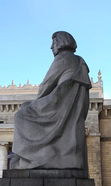 Statue of Polish poet - Adam Mickiewicz — Stock Photo, Image