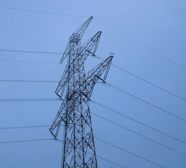 High voltage power line — Stock Photo, Image