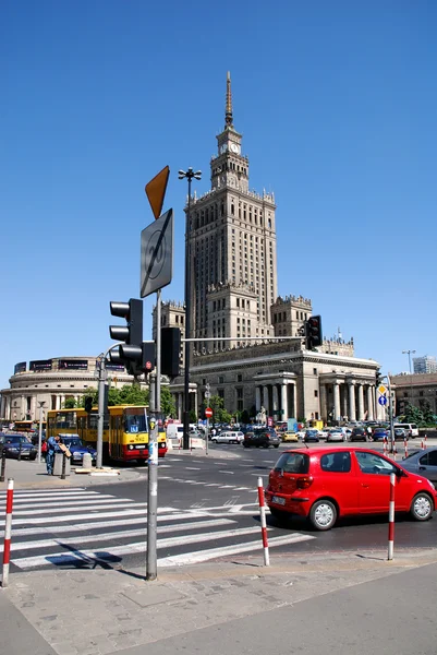 Palais de la Culture et des Sciences à Varsovie — Photo