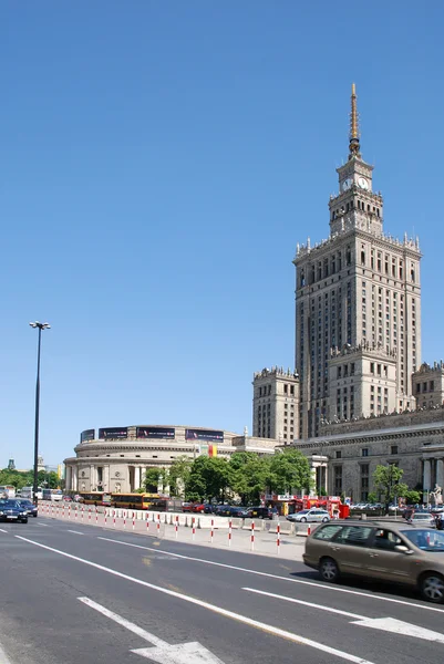 Palacio de Cultura y Ciencia de Varsovia — Foto de Stock