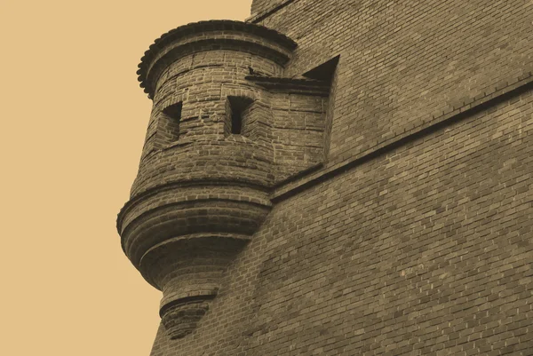 Alten Stil Foto von königlichen Wawel Burg, Krakau — Stockfoto