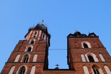 cracow kilisede mariacki Kulesi