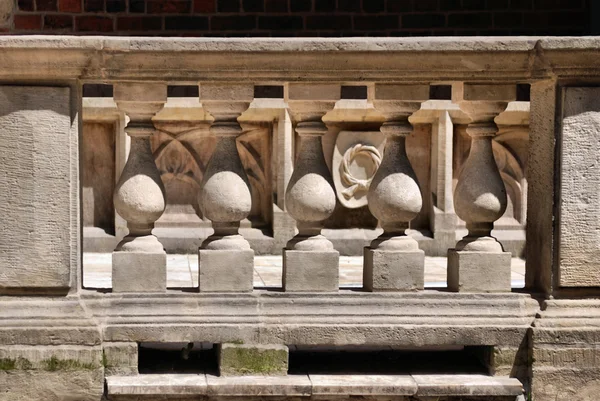 Balaustrada de pedra — Fotografia de Stock