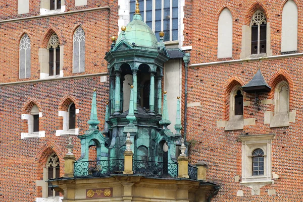 Fragment of St Mary's Church in Cracow — Stock Photo, Image