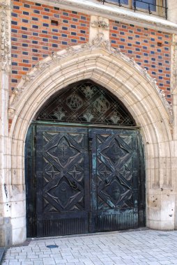 Cracow St Mary's kilise duvarındaki plak