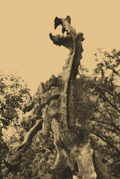 Estátua de dragão Wawelski — Fotografia de Stock