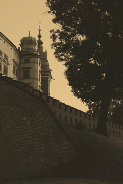 皇家瓦维尔城堡、 克拉科夫旧风格照片 — 图库照片