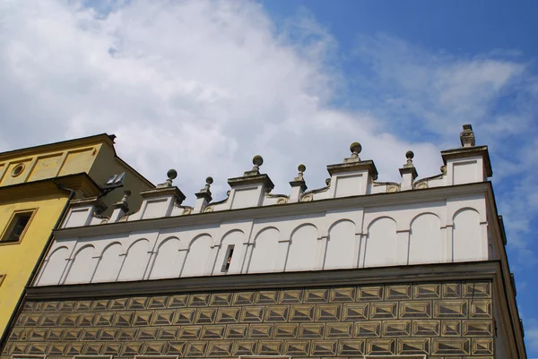Starý dům na hlavním náměstí v Krakově — Stock fotografie