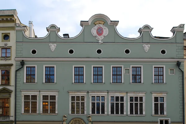 Antigua casa en la Plaza Principal de Cracovia — Foto de Stock