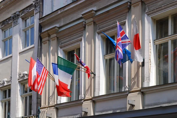 Flaggor från olika länder — Stockfoto