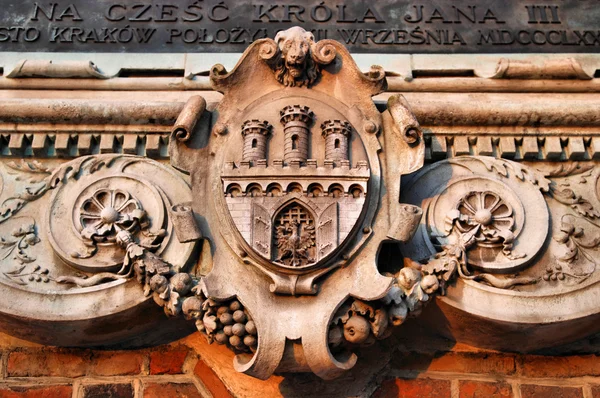 Фрагмент церкви Святой Марии в Кракове — стоковое фото