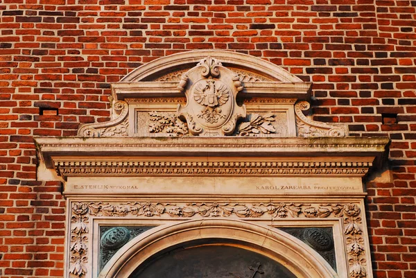 Fragment z kostela sv. Marie v Krakově — Stock fotografie