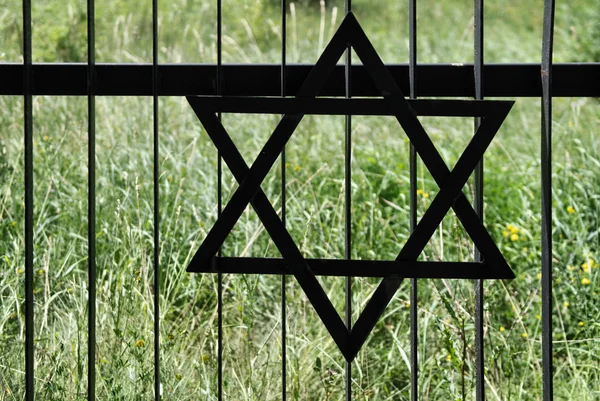 Hek in oude Joodse begraafplaats in ozarow. Polen — Stockfoto