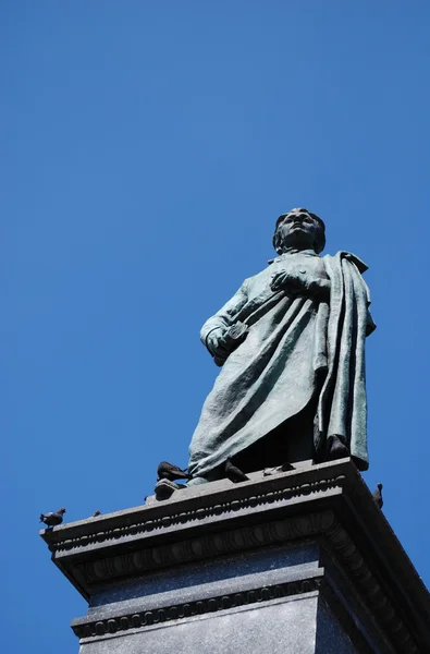 Estátua do poeta polonês Adam Mickiewicz — Fotografia de Stock