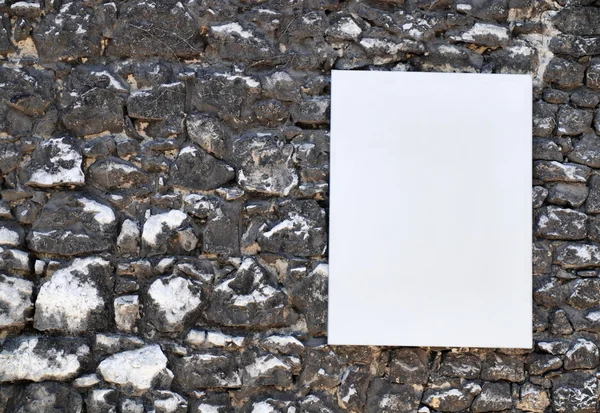 Tableta de piedra en blanco —  Fotos de Stock