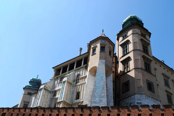 Κάστρο wawel βασιλικό στην Κρακοβία — Φωτογραφία Αρχείου