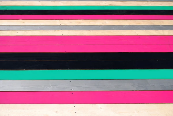 彩色木板的背景 — 图库照片