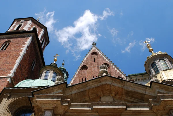 Katedralen på Wawelkullen i Krakow — Stockfoto