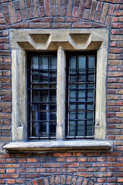 중세 건물의 창 — 스톡 사진
