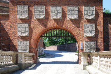 Wawel royal castle civarındaki cracow