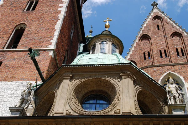 Cattedrale di Wawel collina a Cracovia — Foto Stock