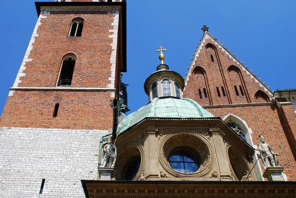 Cathedral at Wawel hill in Cracow — Stock Photo, Image