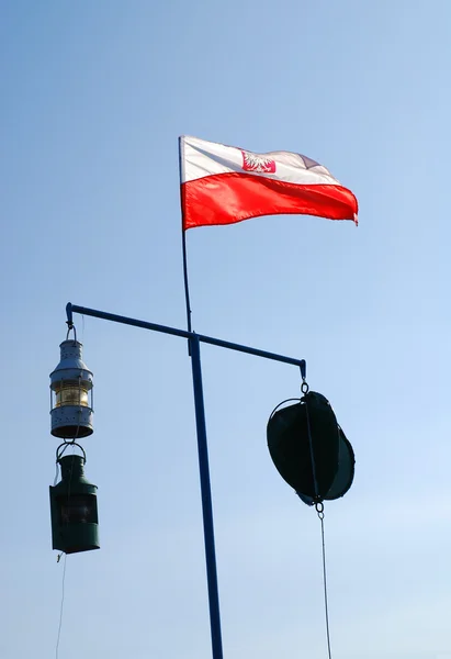 Bandera polaca — Foto de Stock