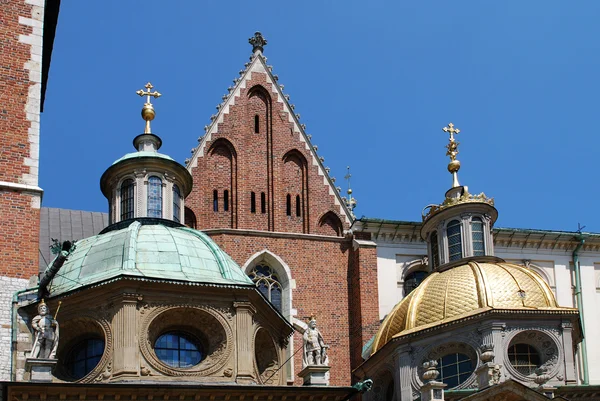 Kathedraal van wawel heuvel in Kraków — Stockfoto