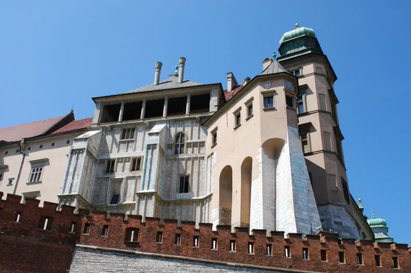 A wawel királyi kastély, Krakkó — Stock Fotó