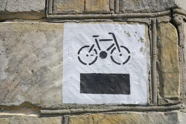 Signo de bicicleta —  Fotos de Stock