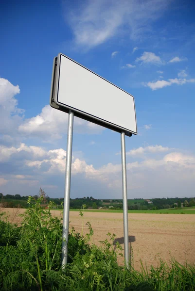 Prázdné billboard pozadí — Stock fotografie