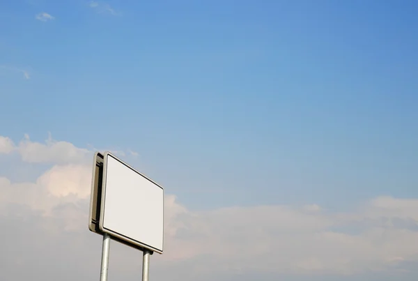 Blank billboard background — Stock Photo, Image