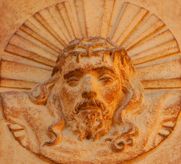 Лицо Иисуса — стоковое фото