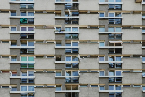 Ablakok és az erkélyek — Stock Fotó
