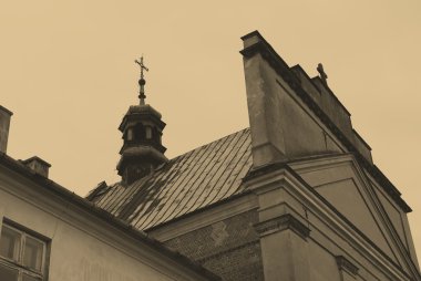 Church of Sts. Spirit in Sandomierz, Poland clipart