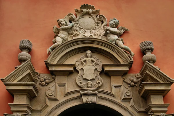 Портал церкви Святого Михаила в Сандомире — стоковое фото