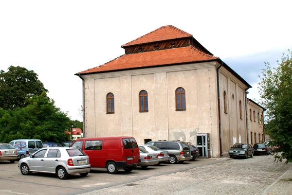 Die alte synagoge in sandomierz, polen — Stockfoto