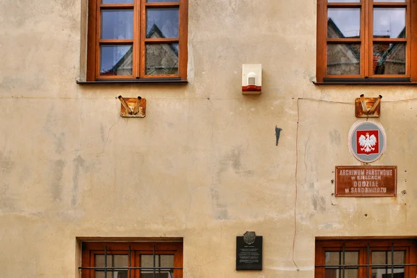 サンドミエシュ、ポーランドの古いシナゴーグ — ストック写真