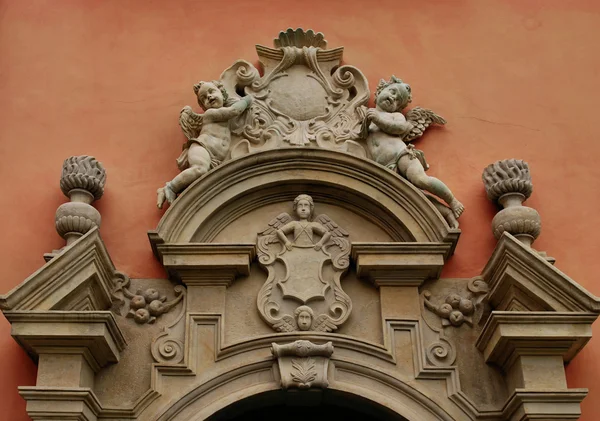 Portaal van de kerk van st. michael in sandomierz — Stockfoto