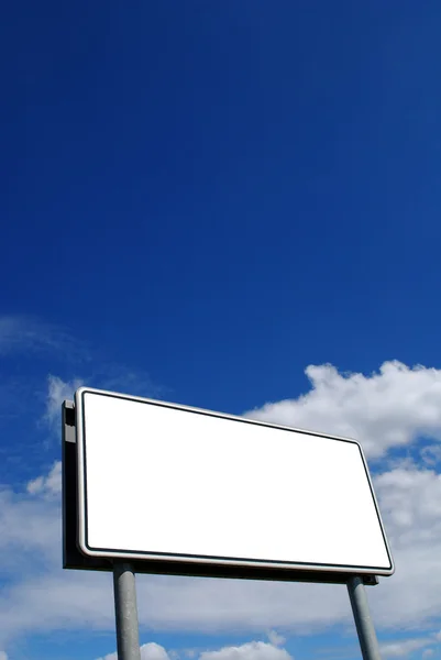 Blank billboard background — Stock Photo, Image