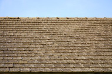 Tile on a roof clipart